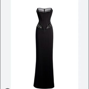 Chic Strapless Black Dress